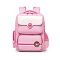 Pink with White Flap Ergonomic Anti gravity Shock absorption School Backpack for Kids - Little Surprise BoxPink with White Flap Ergonomic Anti gravity Shock absorption School Backpack for Kids