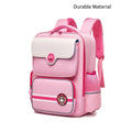 Pink with White Flap Ergonomic Anti gravity Shock absorption School Backpack for Kids - Little Surprise BoxPink with White Flap Ergonomic Anti gravity Shock absorption School Backpack for Kids