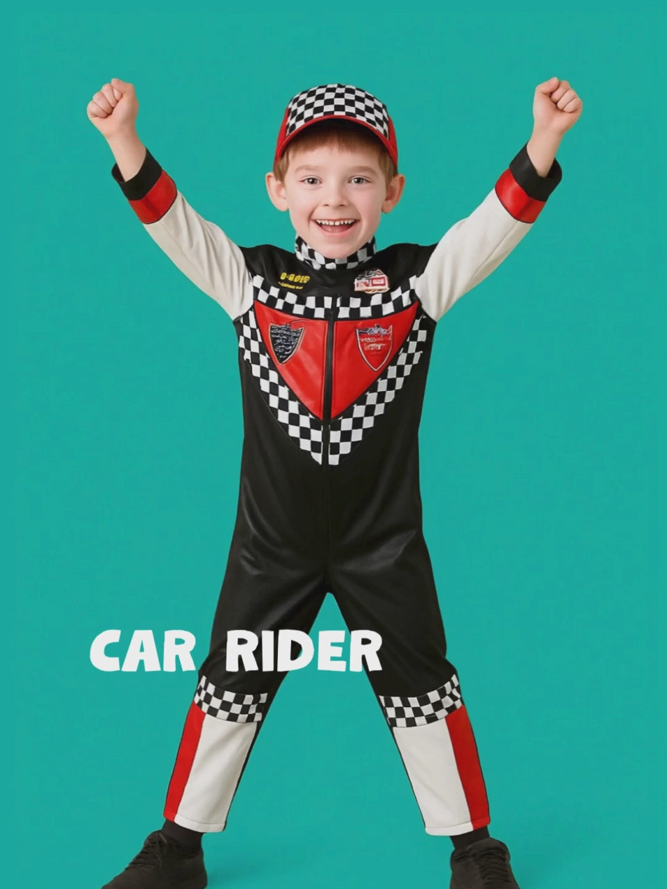 Speed Racing Car Rider costume,Kids Halloween Costume Fancy Dress Up