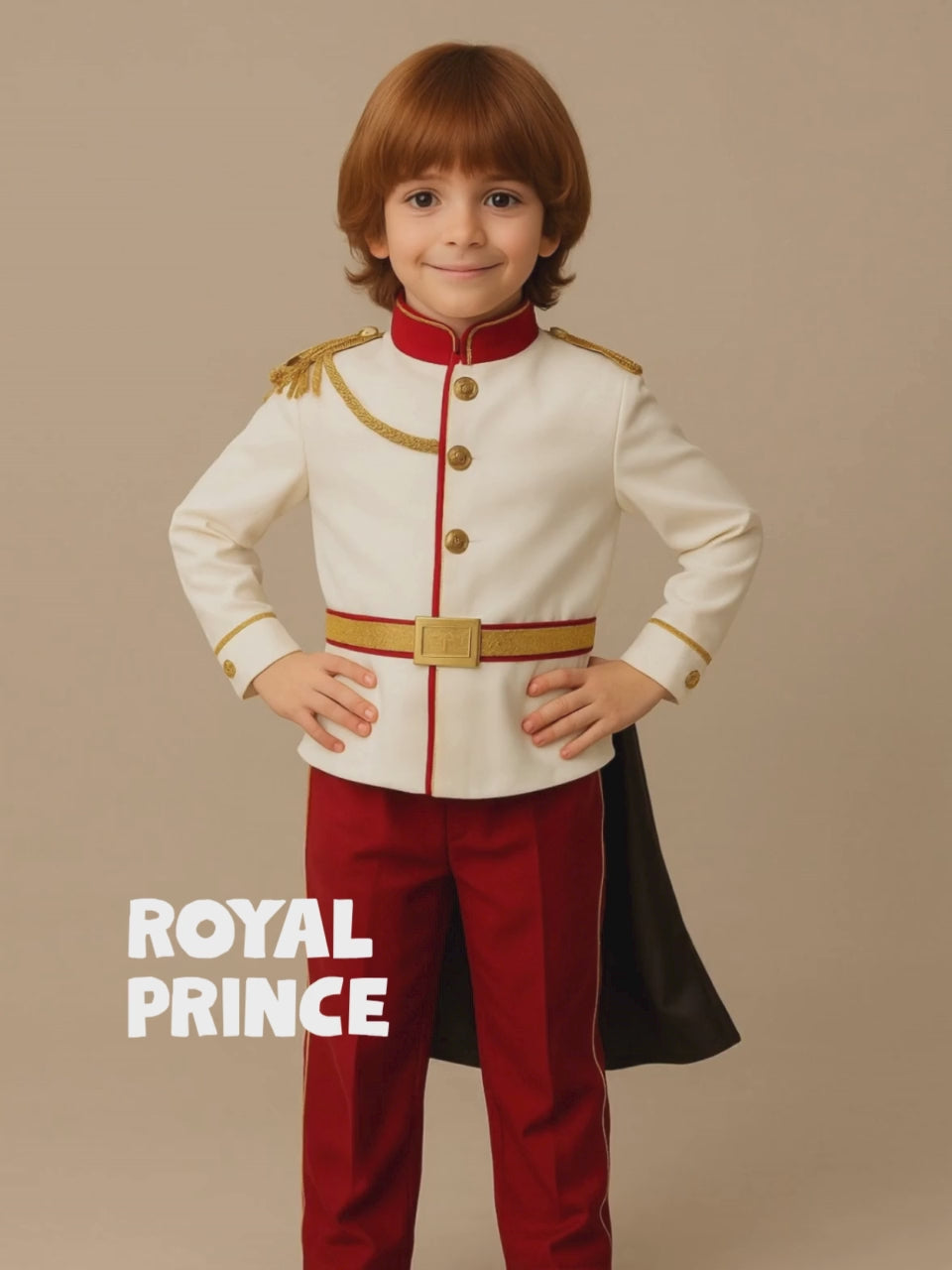 Royal Prince costume,Kids Halloween Costume Fancy Dress Up