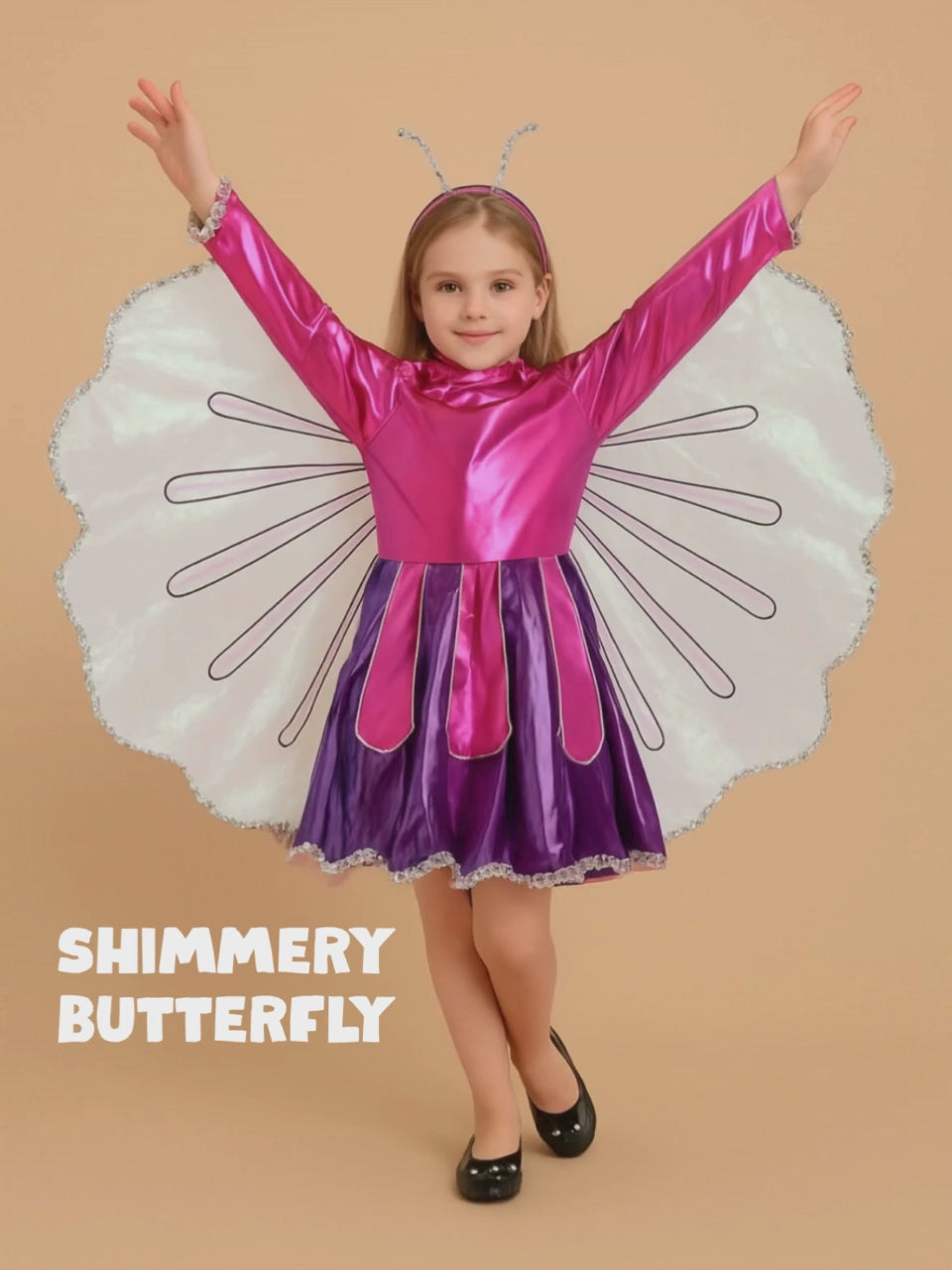 Shimmery Butterfly, Halloween Costume Fancy Dress Up