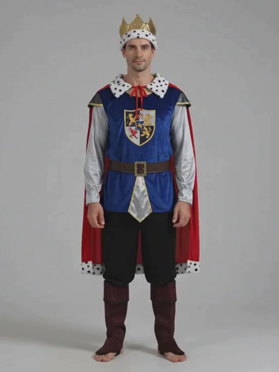 The King Adults Halloween Costume Dress Up