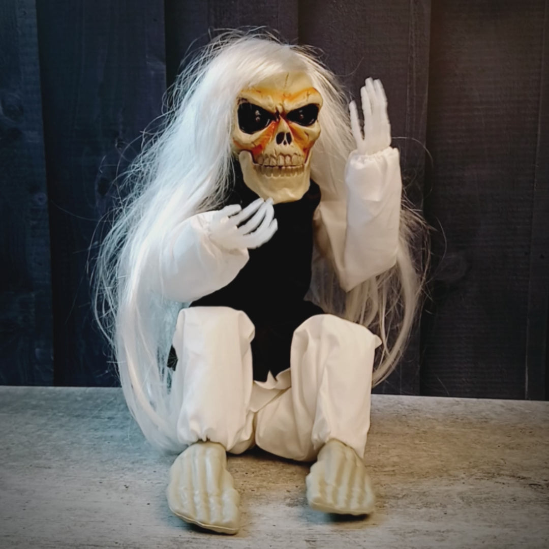 White Crying Ghost Battery operated Décor
