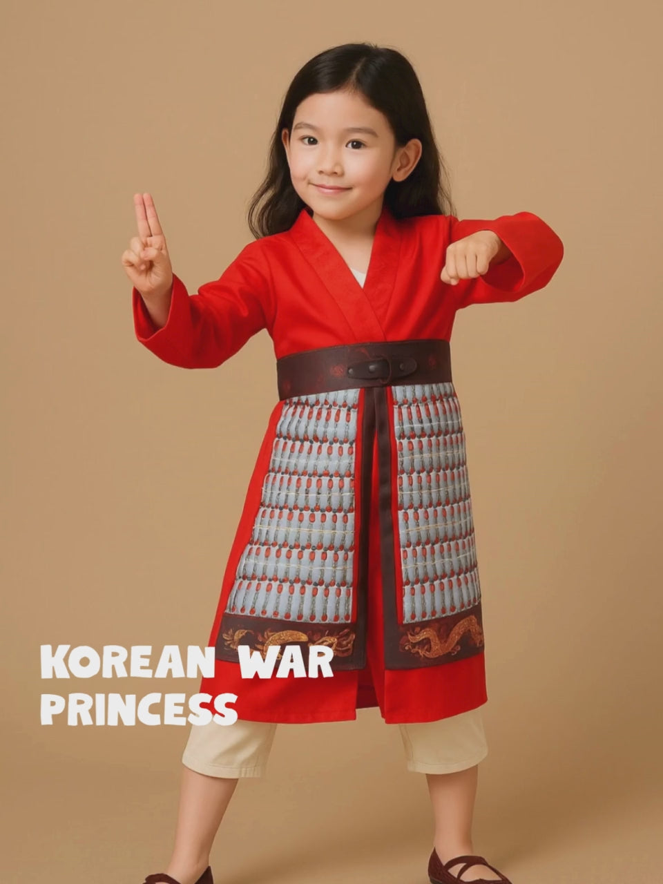Korean War Princess costume,Kids Halloween Costume Fancy Dress Up