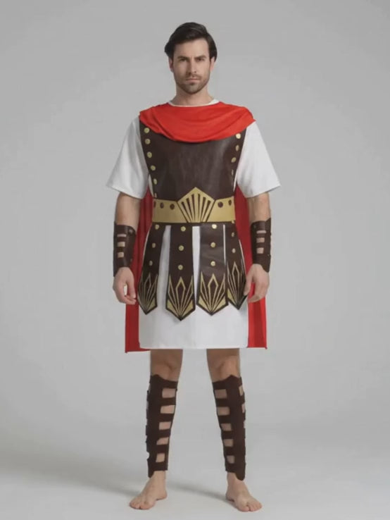 Gladiator theme , Adult Halloween Costume Fancy Dress Up