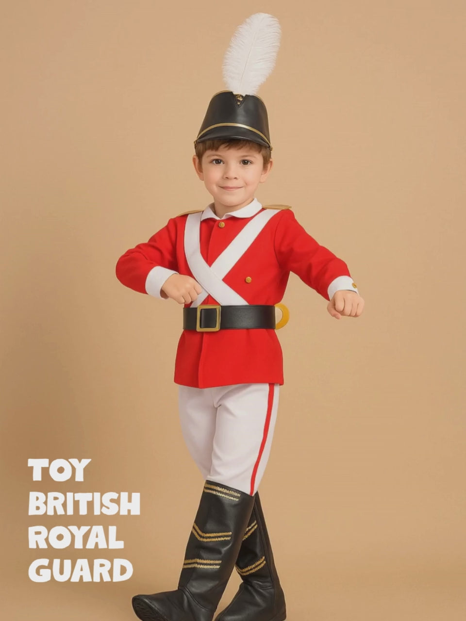 Toy British Royal Guard ,Kids Halloween Costume Fancy Dress Up