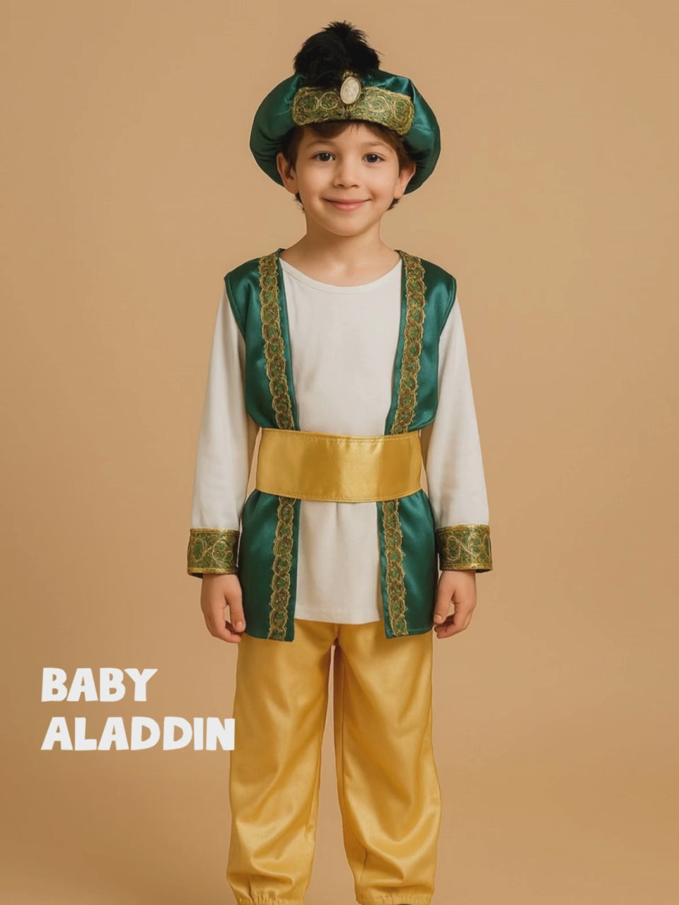 Baby Aladdin, Kids Halloween Costume Fancy Dress Up
