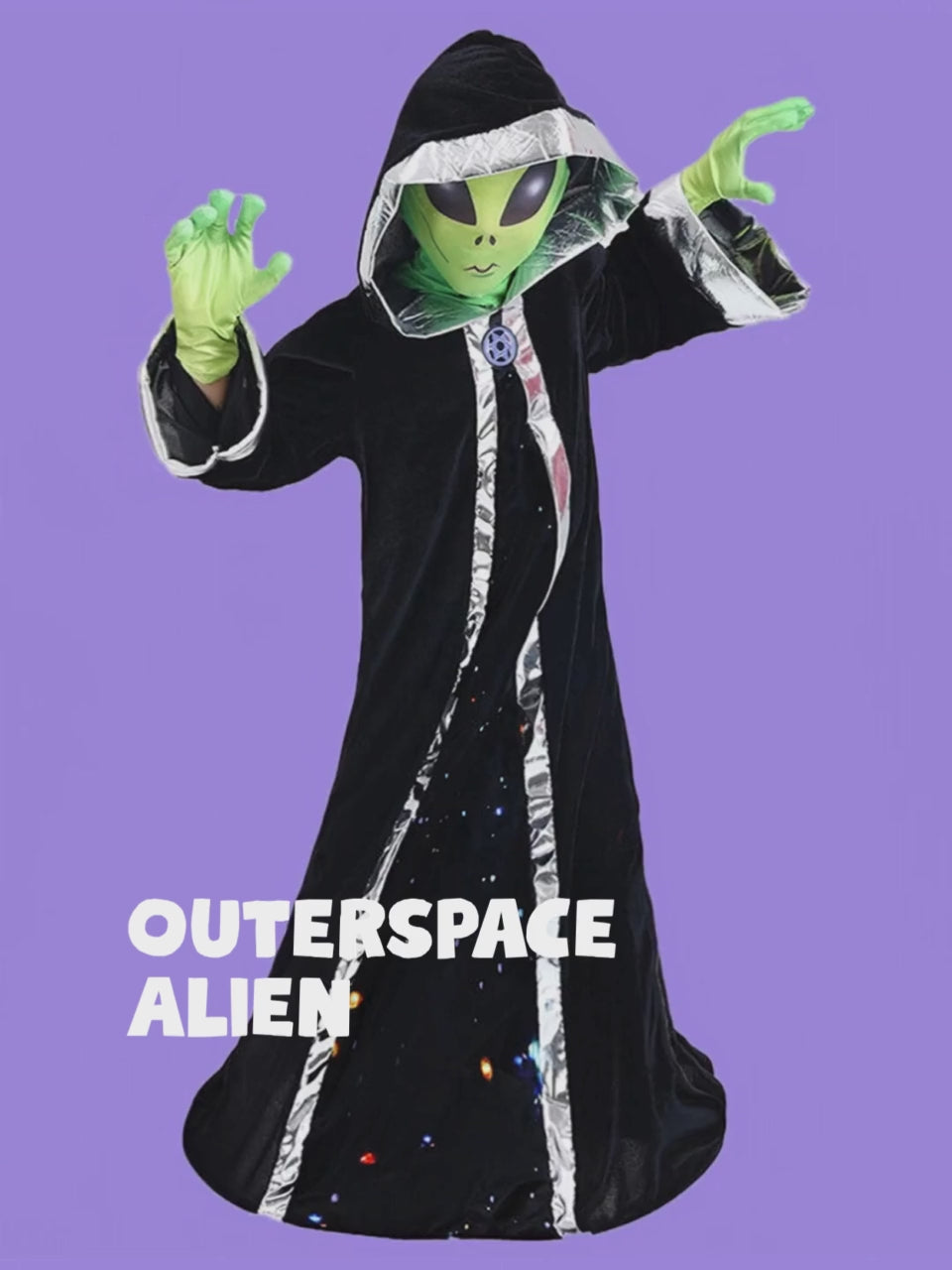Outerspace Alien costume,Kids Halloween Costume Fancy Dress Up