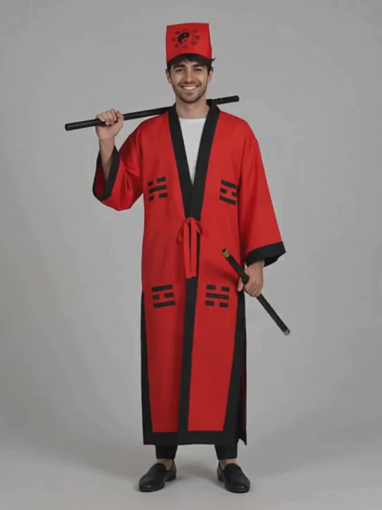 Traditional Chinese Robe, Adult Halloween Costume Fancy Dress Up
