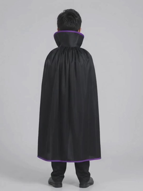 Black & Blue Coat Vampire, Kids Halloween Costume Fancy Dress Up