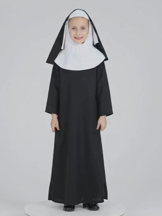 Baby Nun , Kids Halloween Costume Fancy Dress Up