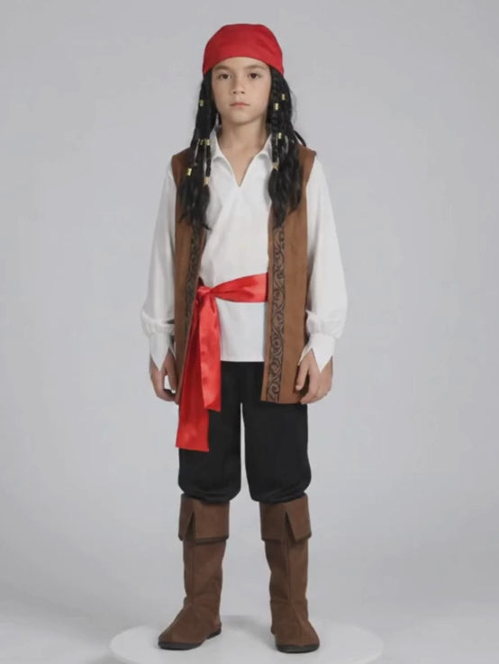 Brown Pirate, kids halloween costume fancy dress up
