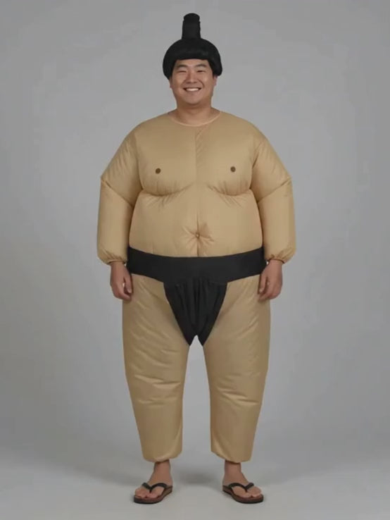 Sumo Wrestler Adult Halloween Costume Fancy Dress Up