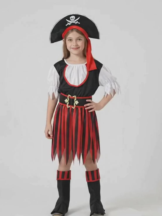 Pirates Theme Kids Halloween Costume for Girls