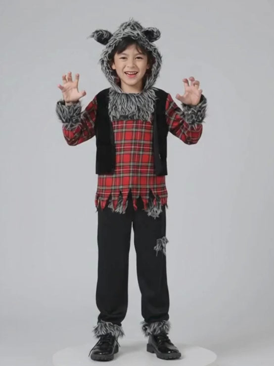 Werewolf Theme Kids Halloween Costume
