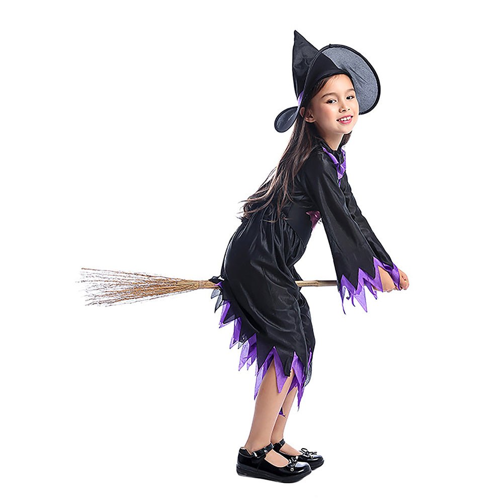 Purple Bat Witch Kids Halloween Costume - Little Surprise BoxPurple Bat Witch Kids Halloween Costume