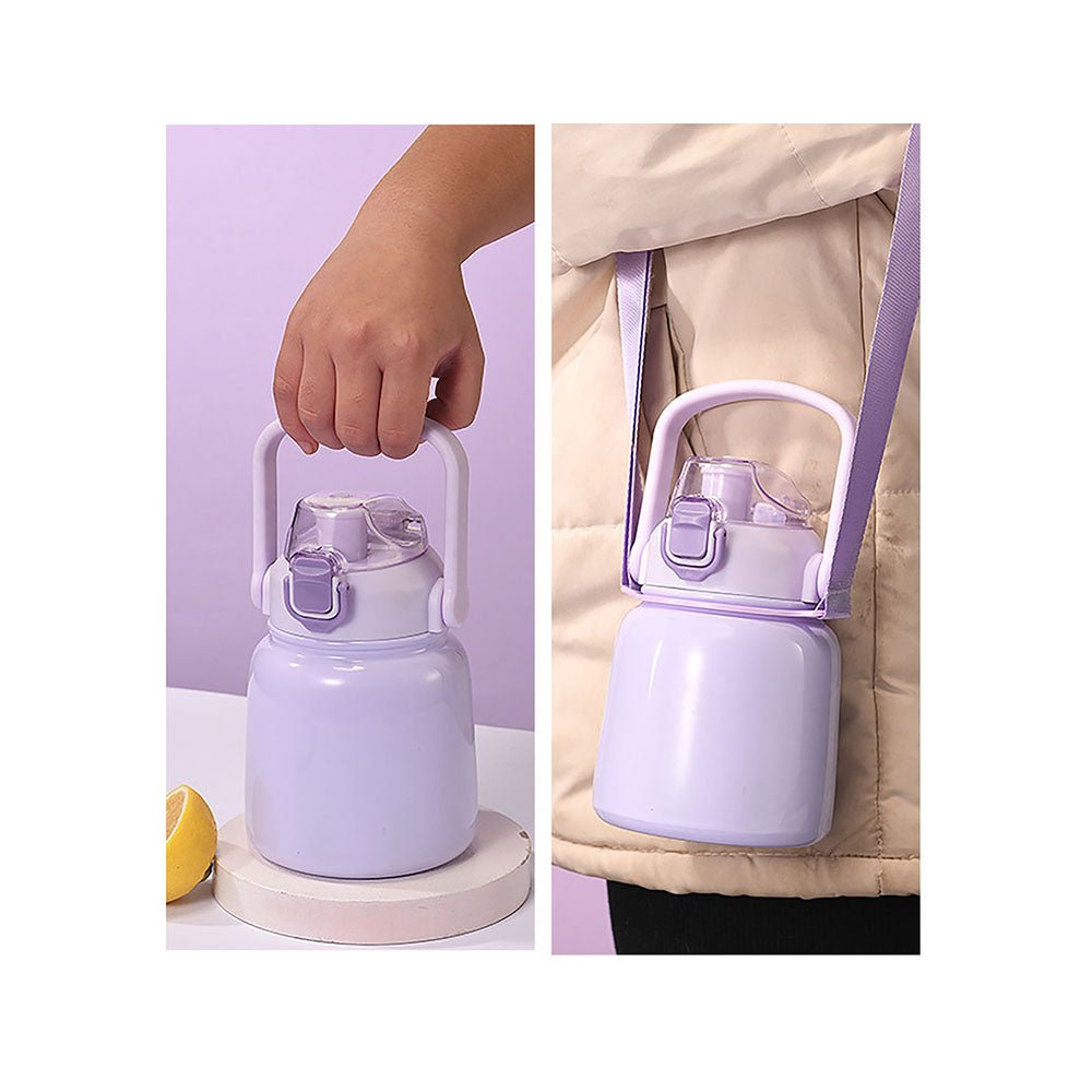 Purple Bento Box & Belly Water Bottle Combo Rakhi Gift for Sister - Little Surprise BoxPurple Bento Box & Belly Water Bottle Combo Rakhi Gift for Sister