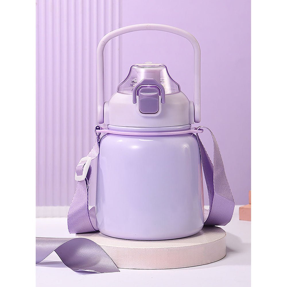 Purple Bento Box & Belly Water Bottle Combo Rakhi Gift for Sister - Little Surprise BoxPurple Bento Box & Belly Water Bottle Combo Rakhi Gift for Sister