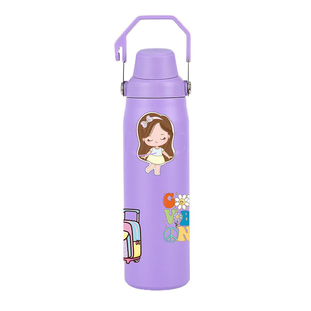 Purple Bento Box & Water Bottle Combo Rakhi Gift for Sister - Little Surprise BoxPurple Bento Box & Water Bottle Combo Rakhi Gift for Sister