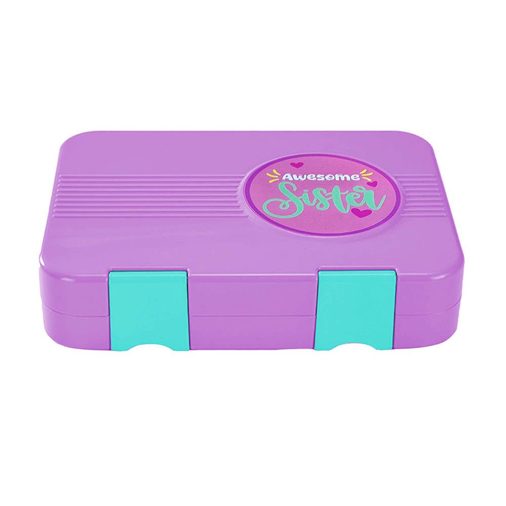 Purple Bento Box & Water Bottle Combo Rakhi Gift for Sister - Little Surprise BoxPurple Bento Box & Water Bottle Combo Rakhi Gift for Sister