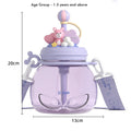 Purple Carnival theme Kids Water Bottle, 1000ml - Little Surprise BoxPurple Carnival theme Kids Water Bottle, 1000ml