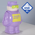 Purple Happy Ted Stainless Steel water Bottle for Kids, 450ml - Little Surprise BoxPurple Happy Ted Stainless Steel water Bottle for Kids, 450ml