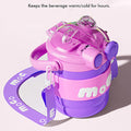 Purple & Pink 2 way Lid Style Moco Kids Water, 600 ml - Little Surprise BoxPurple & Pink 2 way Lid Style Moco Kids Water, 600 ml