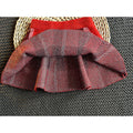 Red Plaid Peter Pan collar 2 pcs sweatshirt & Skirt Winterwear set for Girls - Little Surprise BoxRed Plaid Peter Pan collar 2 pcs sweatshirt & Skirt Winterwear set for Girls