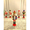 Royal theme, set of 5 wooden Nutcrackers , Christmas Tree Ornaments - Little Surprise BoxRoyal theme, set of 5 wooden Nutcrackers , Christmas Tree Ornaments