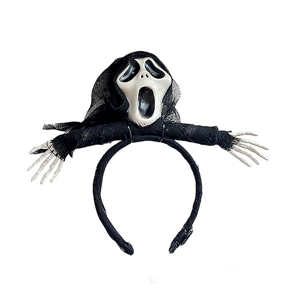 Scary Ghost theme Led Light & Voice operated Headband Halloween Party Hair Accessory - Little Surprise BoxScary Ghost theme Led Light & Voice operated Headband Halloween Party Hair Accessory