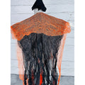 Scary Orange Hanging Long Haired Floating Ghost, Halloween Décor - Little Surprise BoxScary Orange Hanging Long Haired Floating Ghost, Halloween Décor