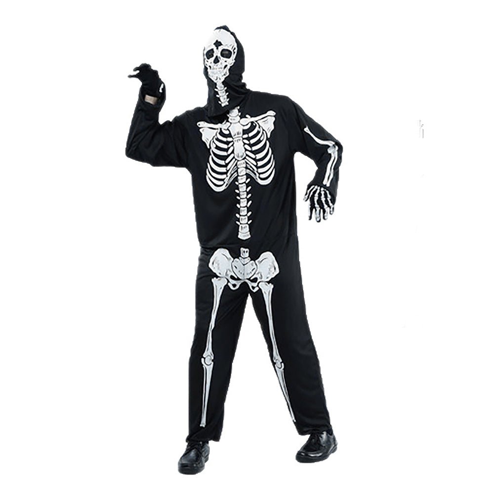 Scary Skeleton Adults Halloween Costume Dress Up - Little Surprise BoxScary Skeleton Adults Halloween Costume Dress Up