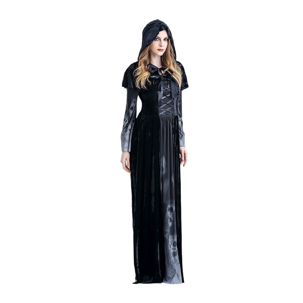 Screaming Ghosts Witch Robe Adults Halloween Costume Dress Up - Little Surprise BoxScreaming Ghosts Witch Robe Adults Halloween Costume Dress Up