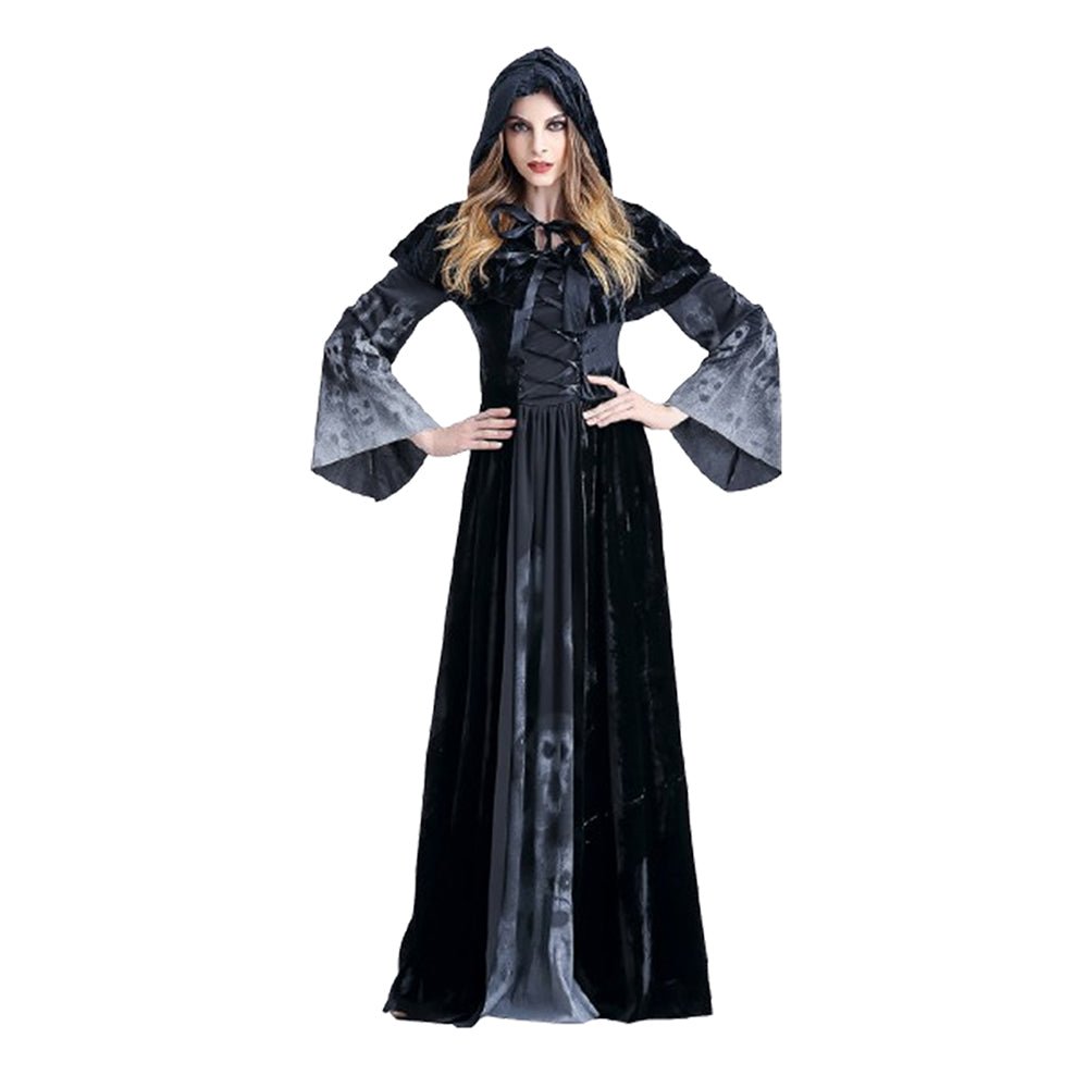 Screaming Ghosts Witch Robe Adults Halloween Costume Dress Up - Little Surprise BoxScreaming Ghosts Witch Robe Adults Halloween Costume Dress Up