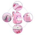 Shiny Pink Cat Lunchbag and Ergonomic School Backpack for Kids.(2 pcs set) - Little Surprise BoxShiny Pink Cat Lunchbag and Ergonomic School Backpack for Kids.(2 pcs set)