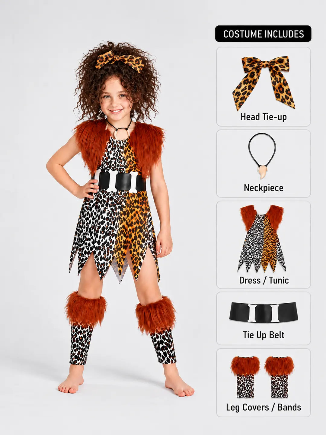 Old Age Jungle Boy, Halloween Costume Fancy Dress Up