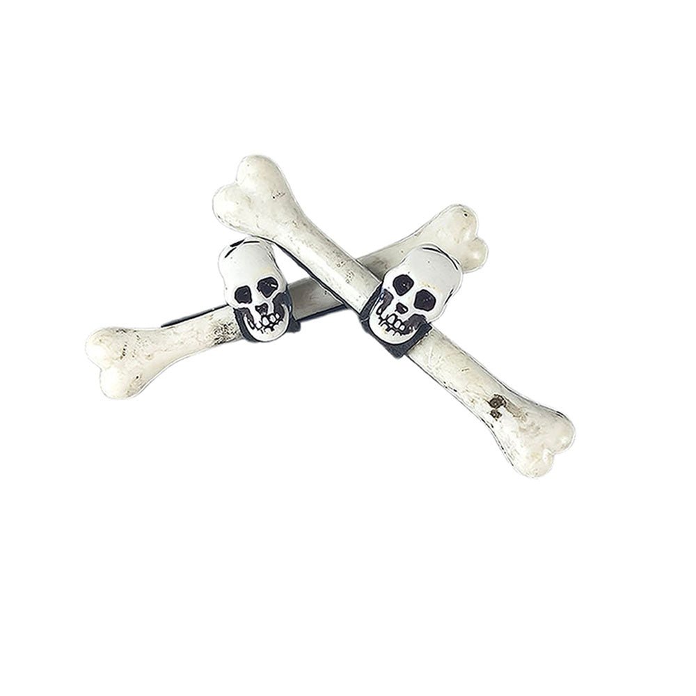 Skull and Bone Unique Hair Clip & Hair Accessory for Halloween Party - Little Surprise BoxSkull and Bone Unique Hair Clip & Hair Accessory for Halloween Party