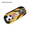 Soccer Theme Yellow 4pcs Stationery Case set - Little Surprise BoxSoccer Theme Yellow 4pcs Stationery Case set