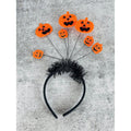 Spooky Pumpkin Bouncy Springed Hairband accessory for Halloween Party - Little Surprise BoxSpooky Pumpkin Bouncy Springed Hairband accessory for Halloween Party