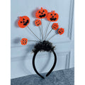 Spooky Pumpkin Bouncy Springed Hairband accessory for Halloween Party - Little Surprise BoxSpooky Pumpkin Bouncy Springed Hairband accessory for Halloween Party