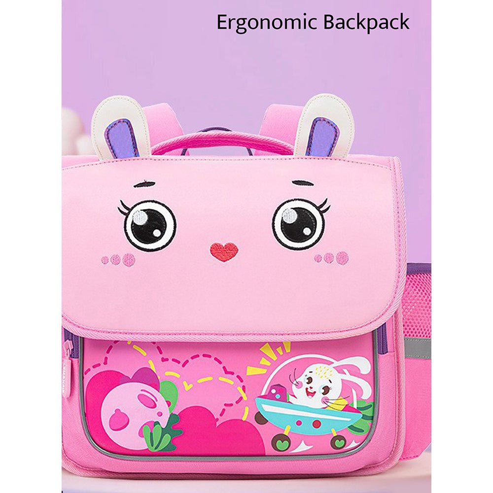 Square Shape 3d Ears Rabbit Space School Backpack for Toddlers & Kids - Little Surprise BoxSquare Shape 3d Ears Rabbit Space School Backpack for Toddlers & Kids