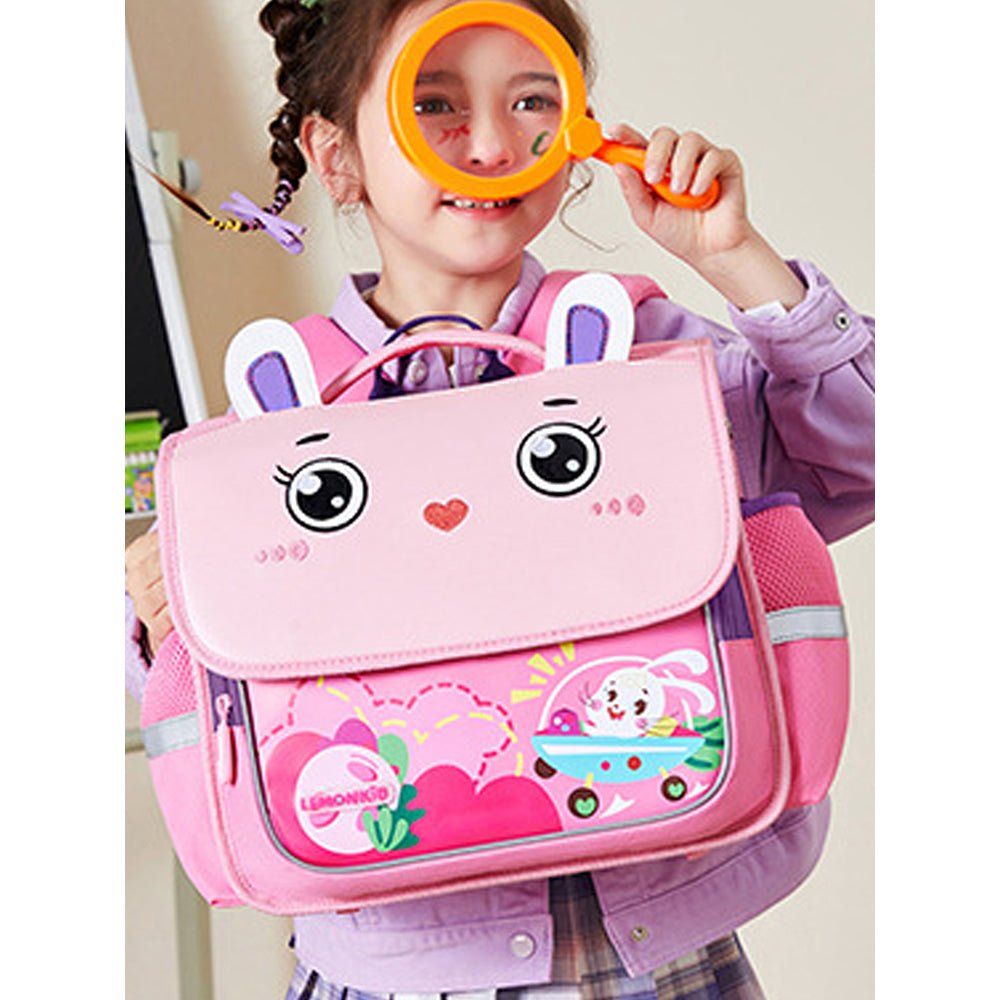 Square Shape 3d Ears Rabbit Space School Backpack for Toddlers & Kids - Little Surprise BoxSquare Shape 3d Ears Rabbit Space School Backpack for Toddlers & Kids