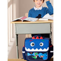 Square shape 3d Tail Dino Space theme School Backpack for Kids - Little Surprise BoxSquare shape 3d Tail Dino Space theme School Backpack for Kids