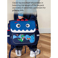 Square shape 3d Tail Dino Space theme School Backpack for Kids - Little Surprise BoxSquare shape 3d Tail Dino Space theme School Backpack for Kids