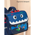 Square shape 3d Tail Dino Space theme School Backpack for Kids - Little Surprise BoxSquare shape 3d Tail Dino Space theme School Backpack for Kids