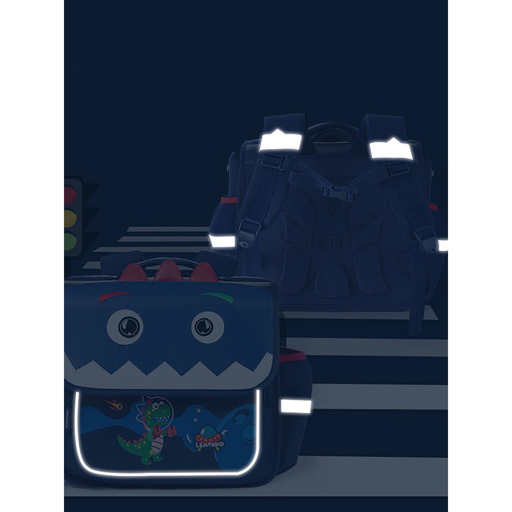 Square shape 3d Tail Dino Space theme School Backpack for Kids - Little Surprise BoxSquare shape 3d Tail Dino Space theme School Backpack for Kids