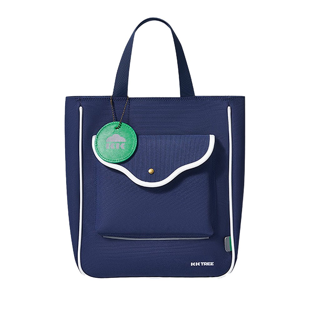 Stylish Casual Navy Blue Tote Bag with Adjustable Strap - Little Surprise BoxStylish Casual Navy Blue Tote Bag with Adjustable Strap