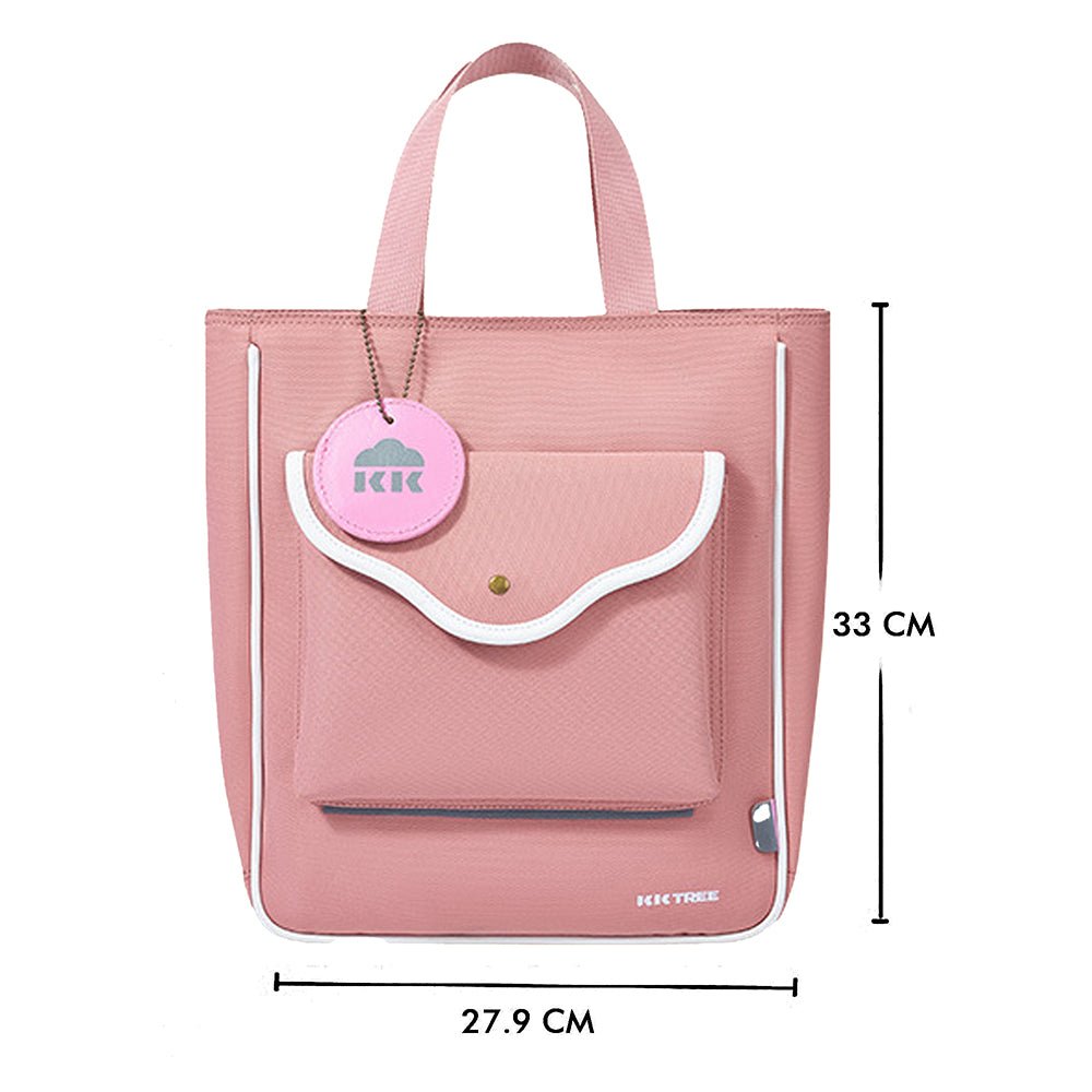 Stylish Casual Peach Tote Bag with Adjustable Strap - Little Surprise BoxStylish Casual Peach Tote Bag with Adjustable Strap