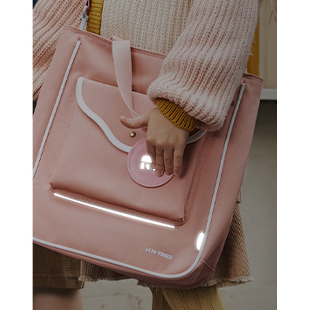 Stylish Casual Peach Tote Bag with Adjustable Strap - Little Surprise BoxStylish Casual Peach Tote Bag with Adjustable Strap