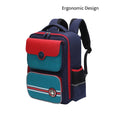 Teal with Red Flap Ergonomic Anti gravity Shock absorption School Backpack for Kids - Little Surprise BoxTeal with Red Flap Ergonomic Anti gravity Shock absorption School Backpack for Kids